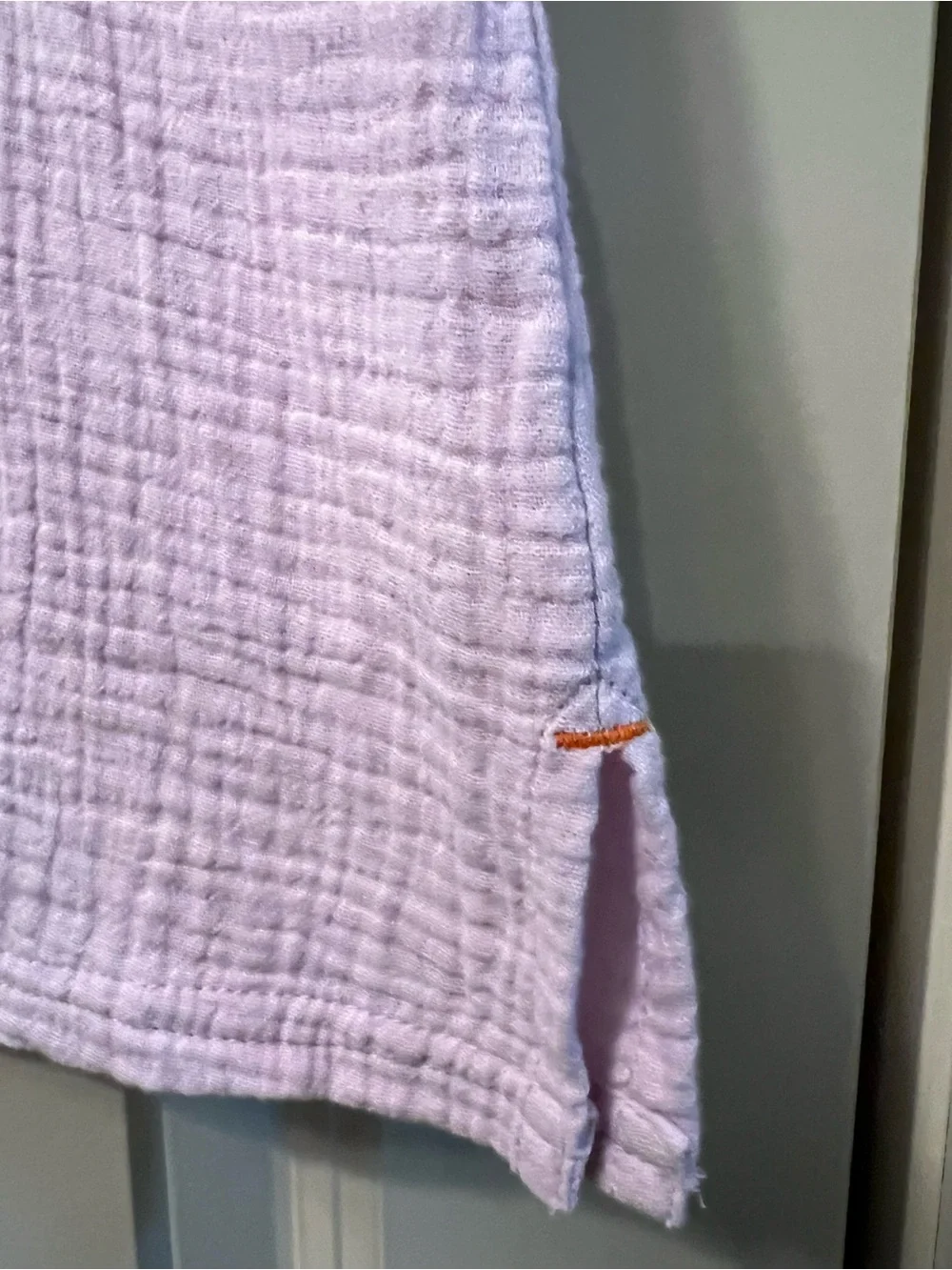 NEW / Lilla P / Lavender / 100% Cotton Double Gauze / Pocket Tank / Size M - Picture 7 of 7